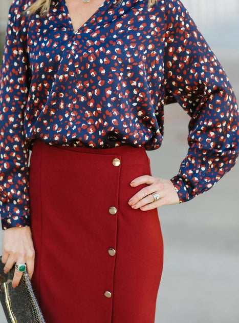Bishop + Young Denali Blouse Red Medium 3