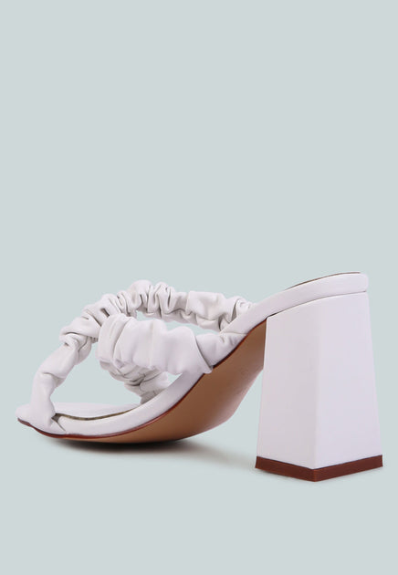 London Rag SH3028 Sandals White US 10 4
