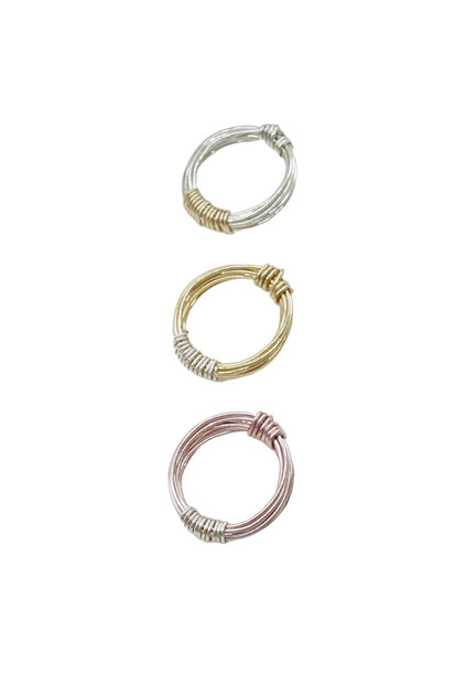 A Blonde and Her Bag Seadrift Wrap Ring Multi US 9 2