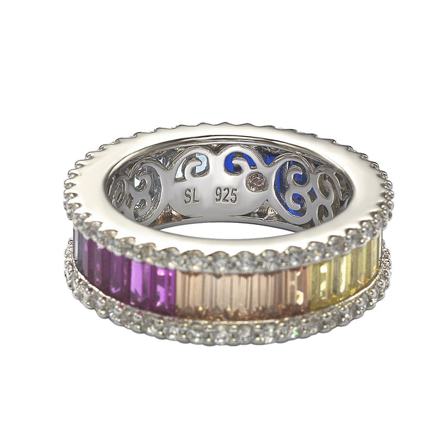 Suzy Levian Eternity Band Multicolor US 5-6 3