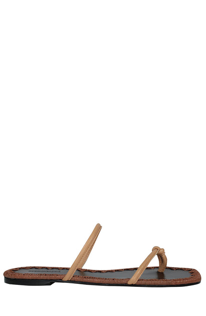 BCBGMAXAZRIA Bali Flat Sandal Brown US 8 3