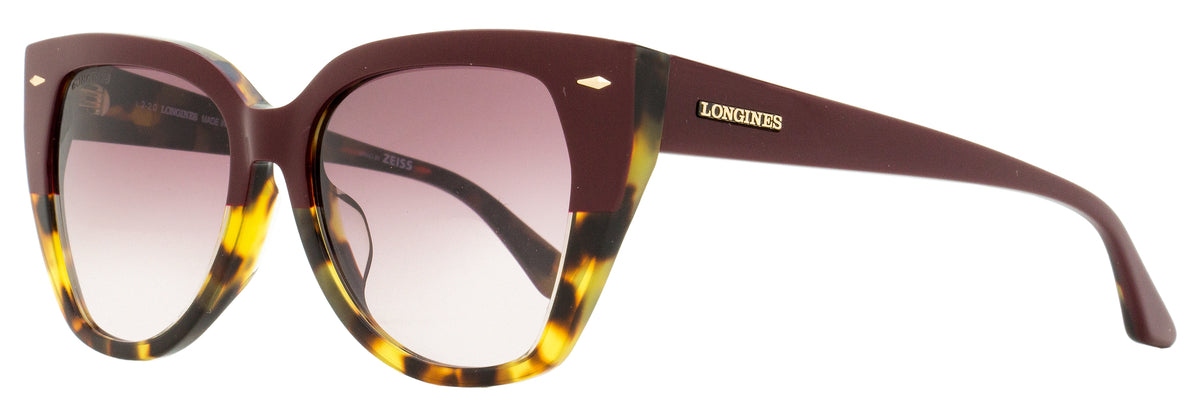Longines LG0016H Sunglasses Bordeaux/Havana 55mm 2
