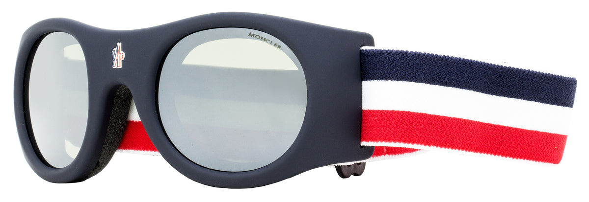 Moncler ML0051 Masque de Ski Bleu Mat 55mm 2