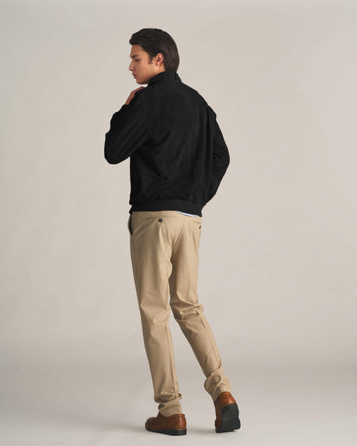 Members Only Herren Soft Suede Iconic Jacket Schwarz XXLarge 3