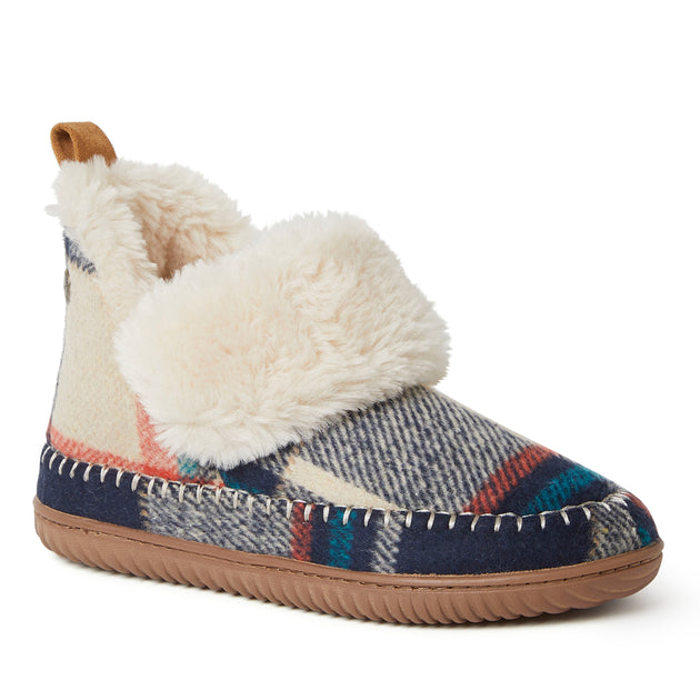 Alpine by Dearfoams Moritz Bootie House Slipper Multi US 7 3