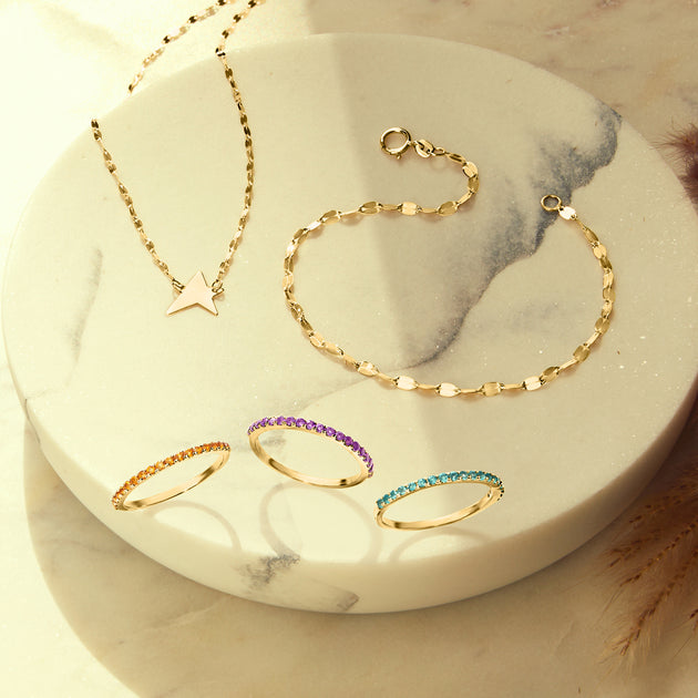 Ross-Simons Lumachina Chain Bracelet 14kt Yellow Gold White 4