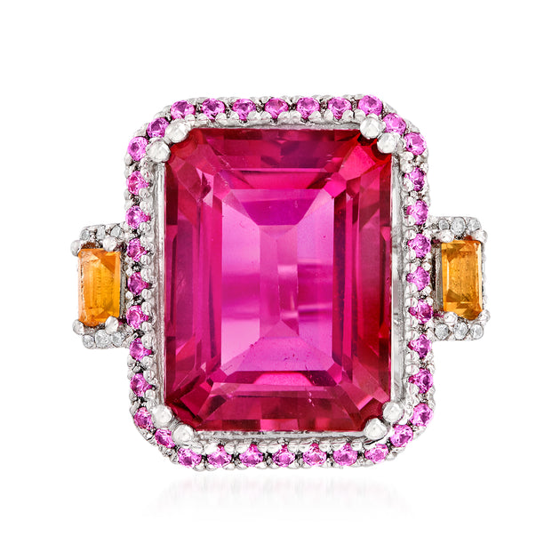 Ross-Simons Multi-Gemstone Ring Pink US 9 2