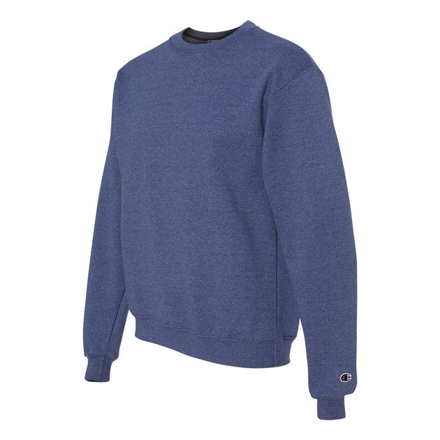 Champion Powerblend Crewneck Sweatshirt Blue Large 4