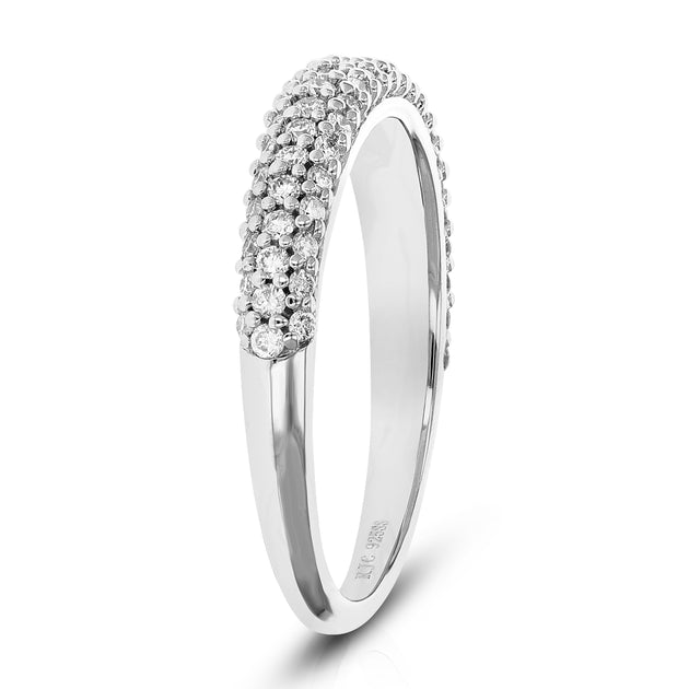 Vir Jewels Lab Grown Diamond Engagement Ring Silver US 7 4