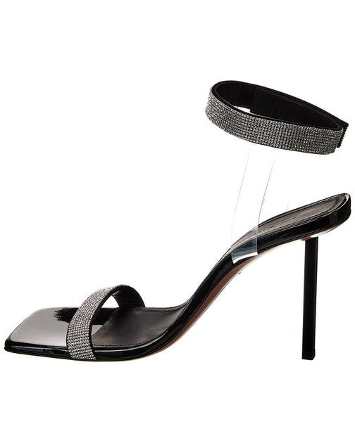 Amina Muaddi Rih Sandal Black 37 3