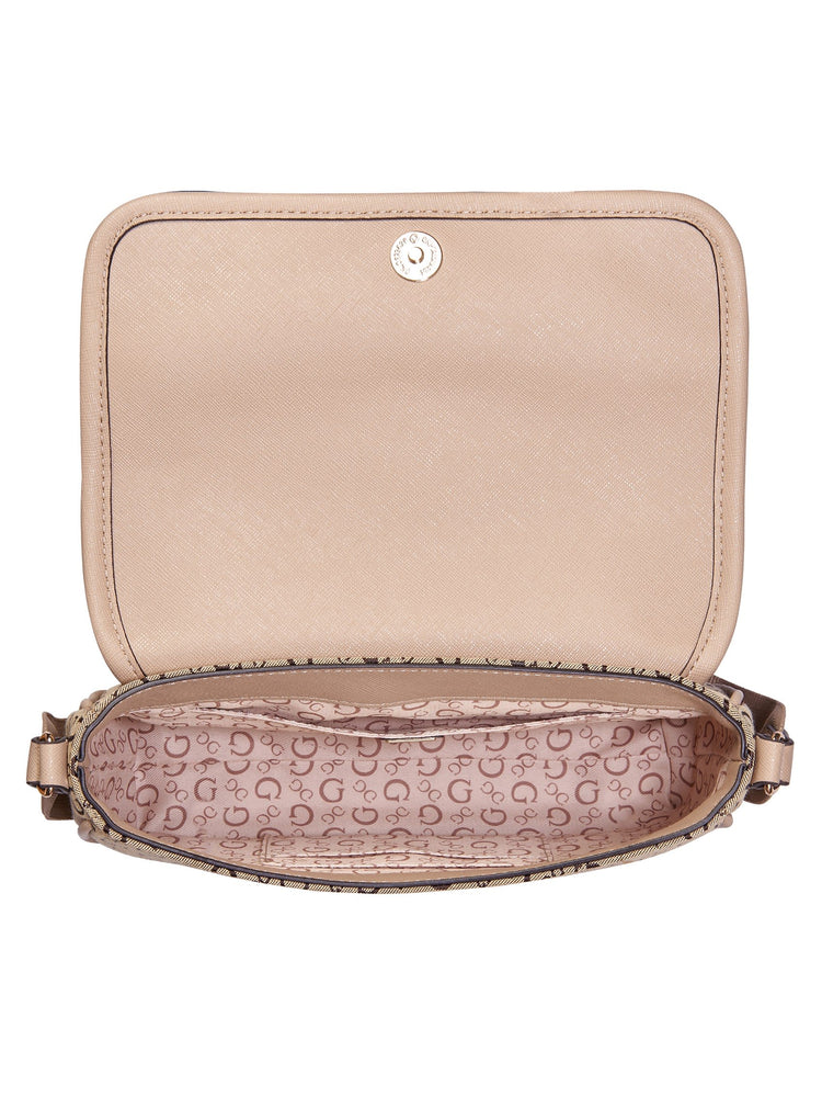 Guess Factory Draven Jacquard Mini Crossbody | ShopSimon