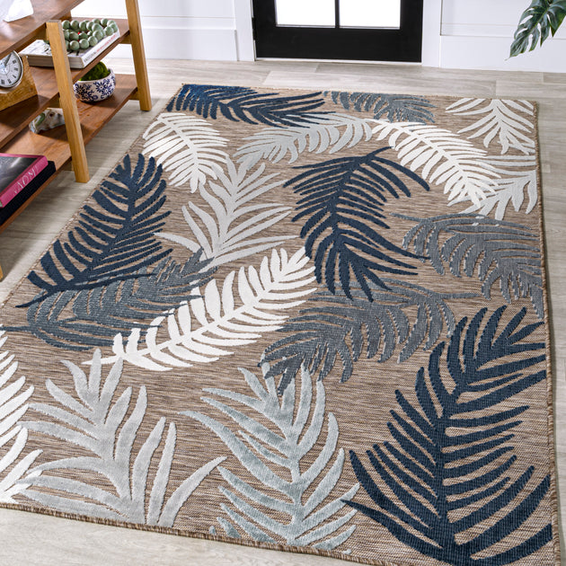 Jonathan Y Montego Area Rug Brown/Navy/Ivory 2