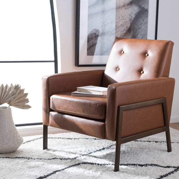 Safavieh Roald Accent Chair Light Brown 2