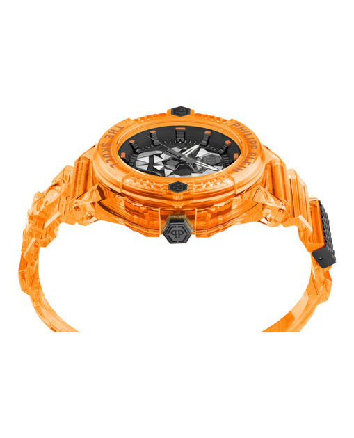 Philipp Plein The $kull Scuba Duba Edition Silicone Watch Gold 3