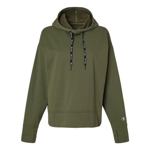  Champion Women's Sport Hooded Sweatshirt Blue Medium 2