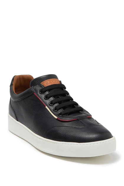 Bally Baxley Men's 6230467 Black Leather Sneakers | ShopSimon