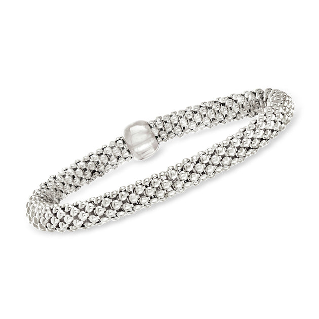 Ross-Simons Sterling Silver Stretch Bracelet Silver 2