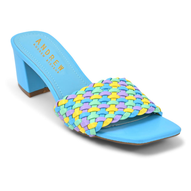 Andrew Stevens Eve Sandal Blue US 7 2