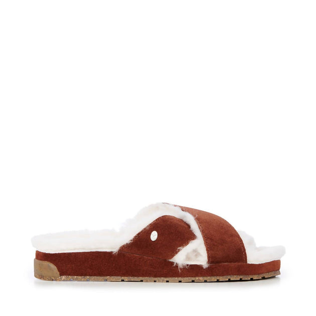 EMU Australia Mayberry Corky Slide Sandal Brown US 7 3