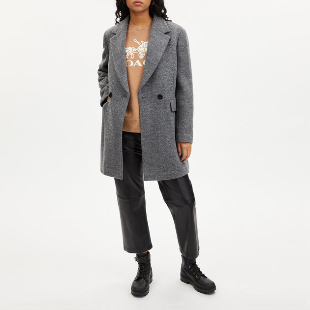 Elegance Redefined: The Coach Wool Chester Coat