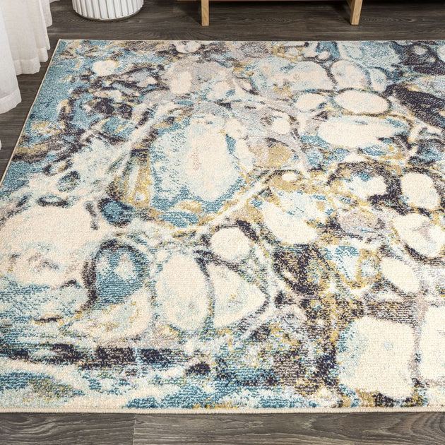 Jonathan Y Pebble Tapis Abstrait Marbré 4
