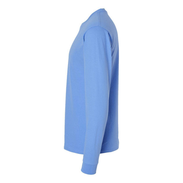 Hanes Essential-T Langarm T-Shirt Blau XXL 4