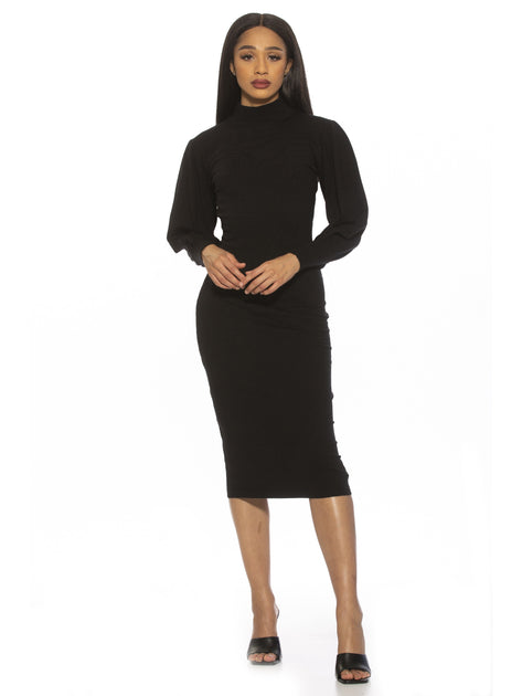 Alexia Admor Valeria Dress Black Large 2