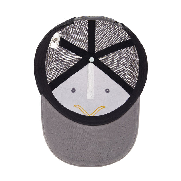 Nick YellowStone Casquette Trucker Cap-Y Broderie Gris 4