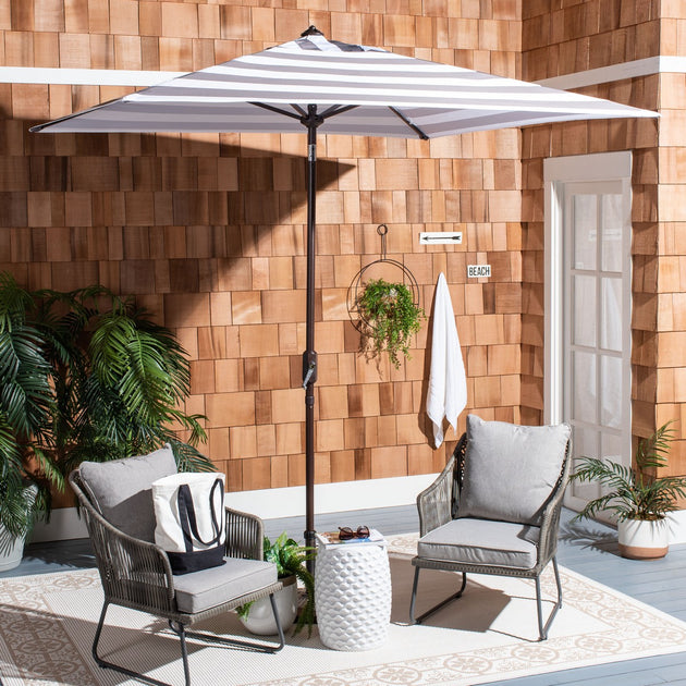 Safavieh Iris Outdoor Umbrella Grey 4