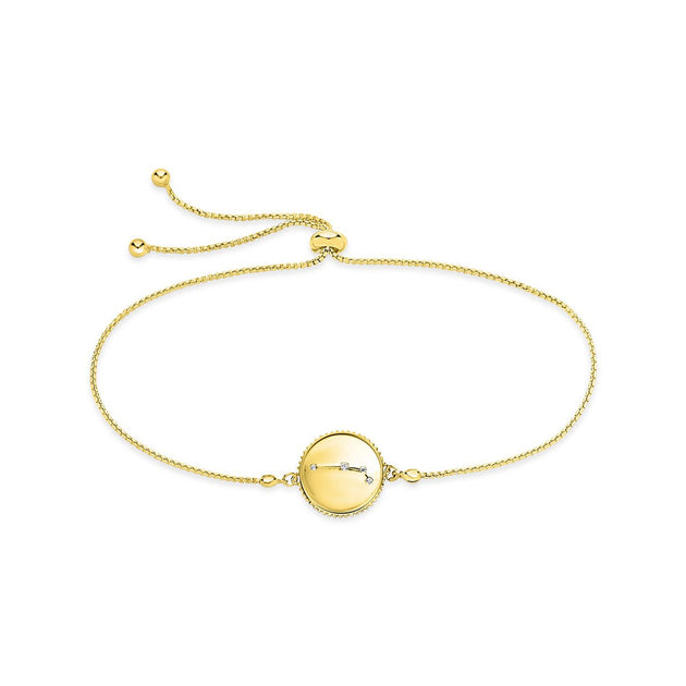Sterling Forever Constellation Disk Bolo Bracelet Multi 4