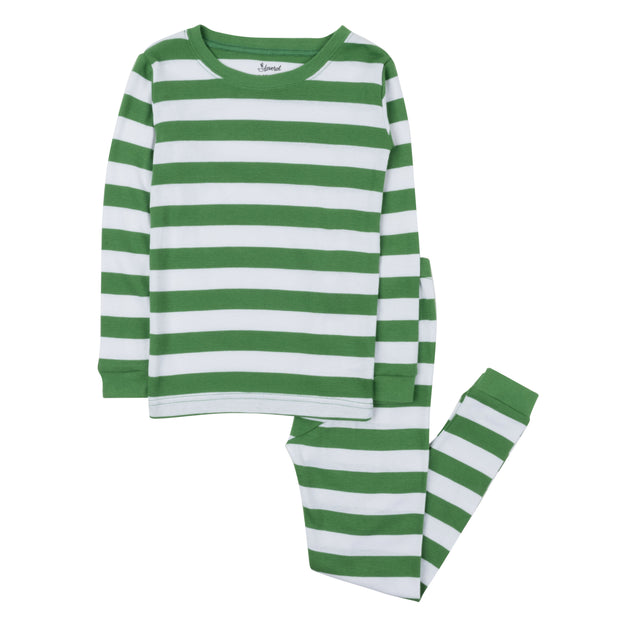 Leveret Kinder Zweiteilige Baumwoll-Pyjamas Gestreift Multi 12-18 Monate 4