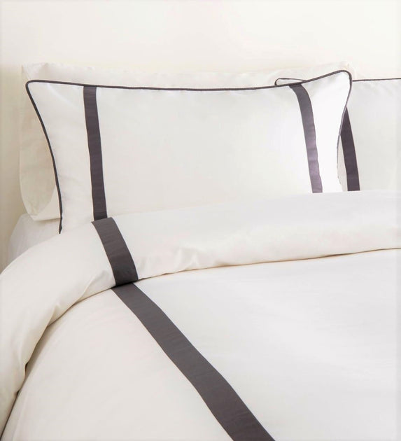 Montague & Capulet 400TC Sham Pair Dark Grey 8