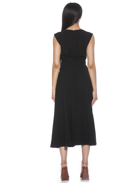 ALEXIA ADMOR Paris Asymmetric Dress Black US 2 4