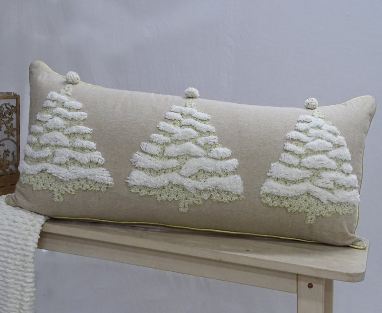 Vibhsa Christmas Tree Pillow Cover Multicolor 35x76cm 3