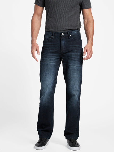 Guess Factory Crescent Straight Jeans Blue 32x30 4