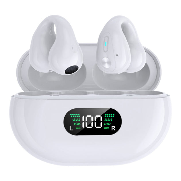 Alpha Clip-On Open Ear-Buds White 2