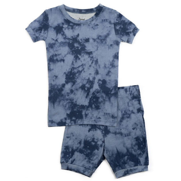 Leveret Kids Two Piece Cotton Short Pajamas Tie Dye US 10 3