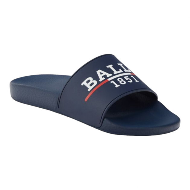 Bally Samuel Slide Sandals Blue US 8 2
