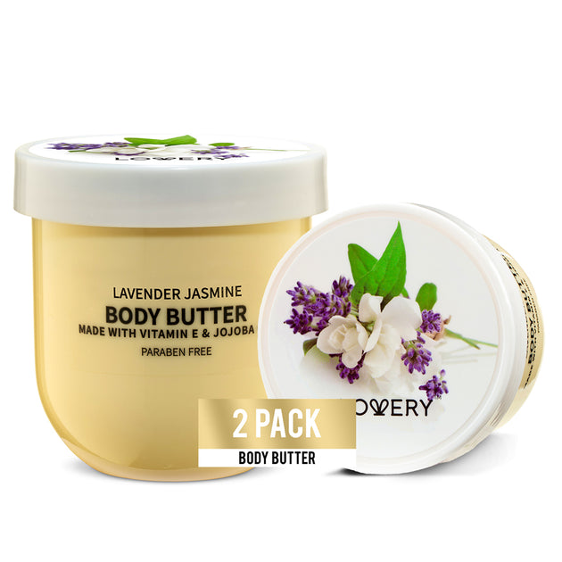 Lovery Lavender Jasmine Whipped Body Butter White 2