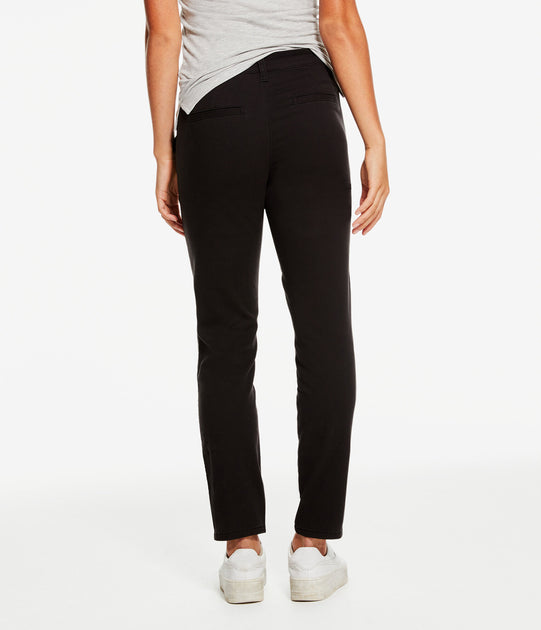 Aeropostale Womens Slim High-Rise Twill Pants Multi US 6 Regular 4