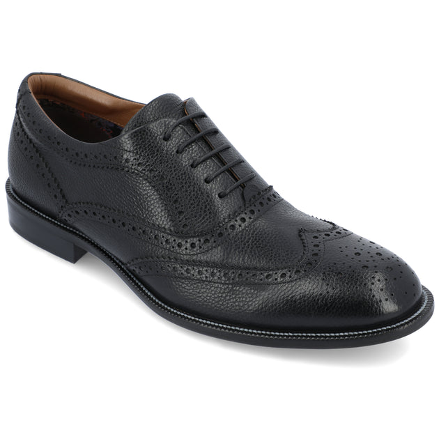 THOMAS & VINE men\'s GARLAND dress shoes Thomas & Vine Mens Garland Lace-up Wingtip Oxford - Walmart.com main image 4