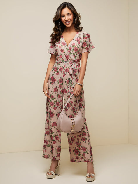 Guess Factory Noel Floral Jumpsuit Multi XSmall 3