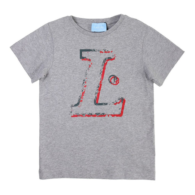 Lanvin Logo T-Shirt Grau US 6 2