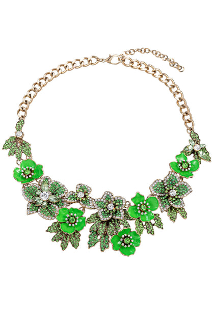 Candy Amata Statement Necklace Mint Purple 2