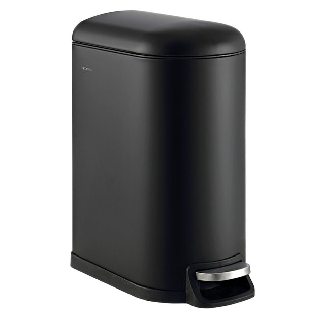 Happimess Roland Step Trash Can Black 3