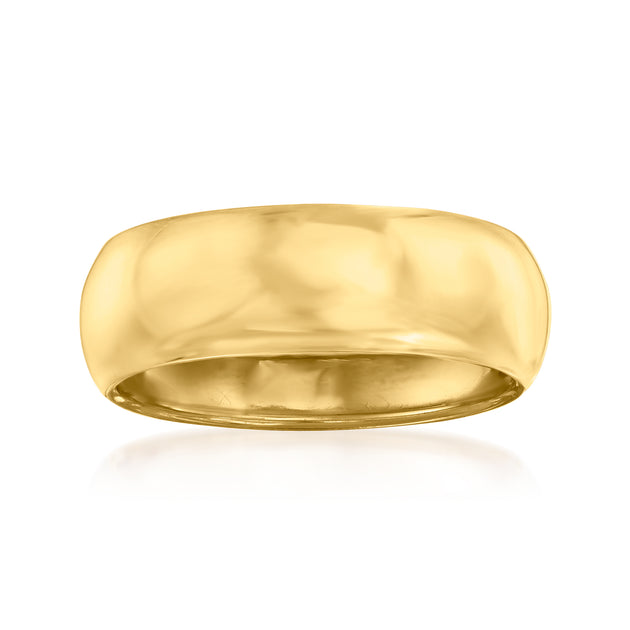 Ross-Simons Italian Dome Ring Yellow Gold US 9 2