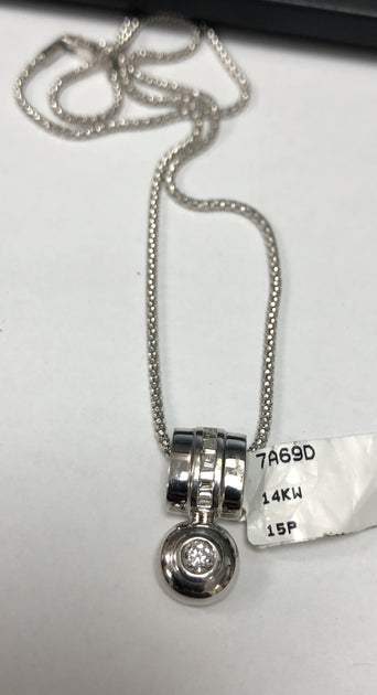 Diana M. Pendant White Gold Diamond 2
