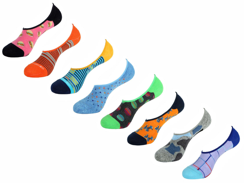 Unsimply Stitched 4009 No Show Socks Multi One Size 2