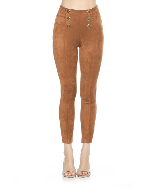 Alexia Admor Freyja Legging en Daim Marron Small 2