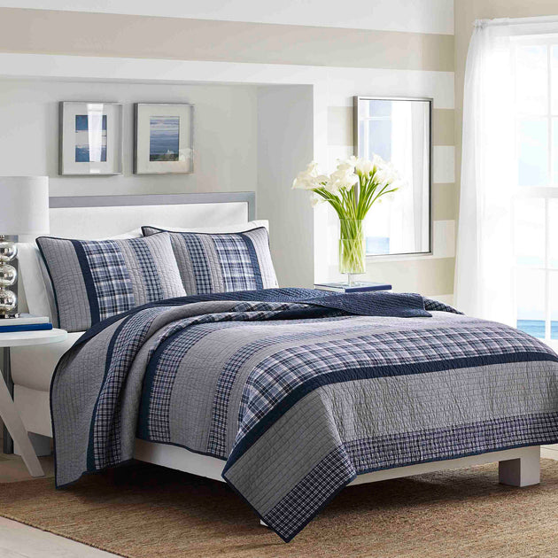 Nautica Adelson Standard Pillow Sham Navy 2